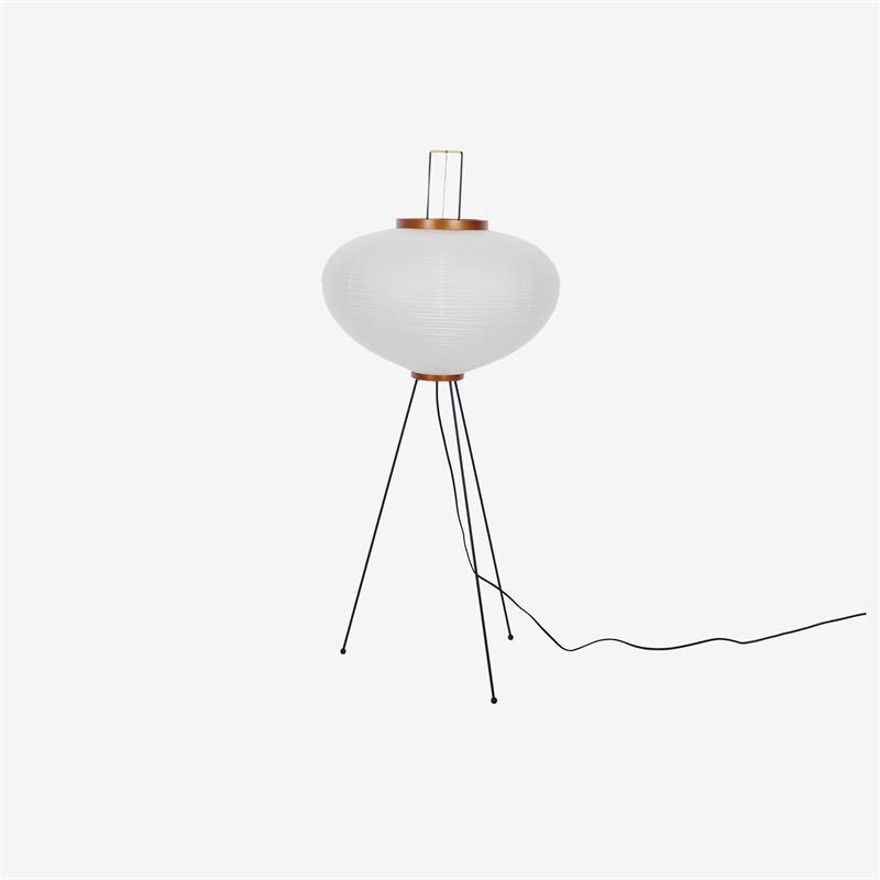 Floor Lamp | Tripod Lighting Fixture with Paper Shade