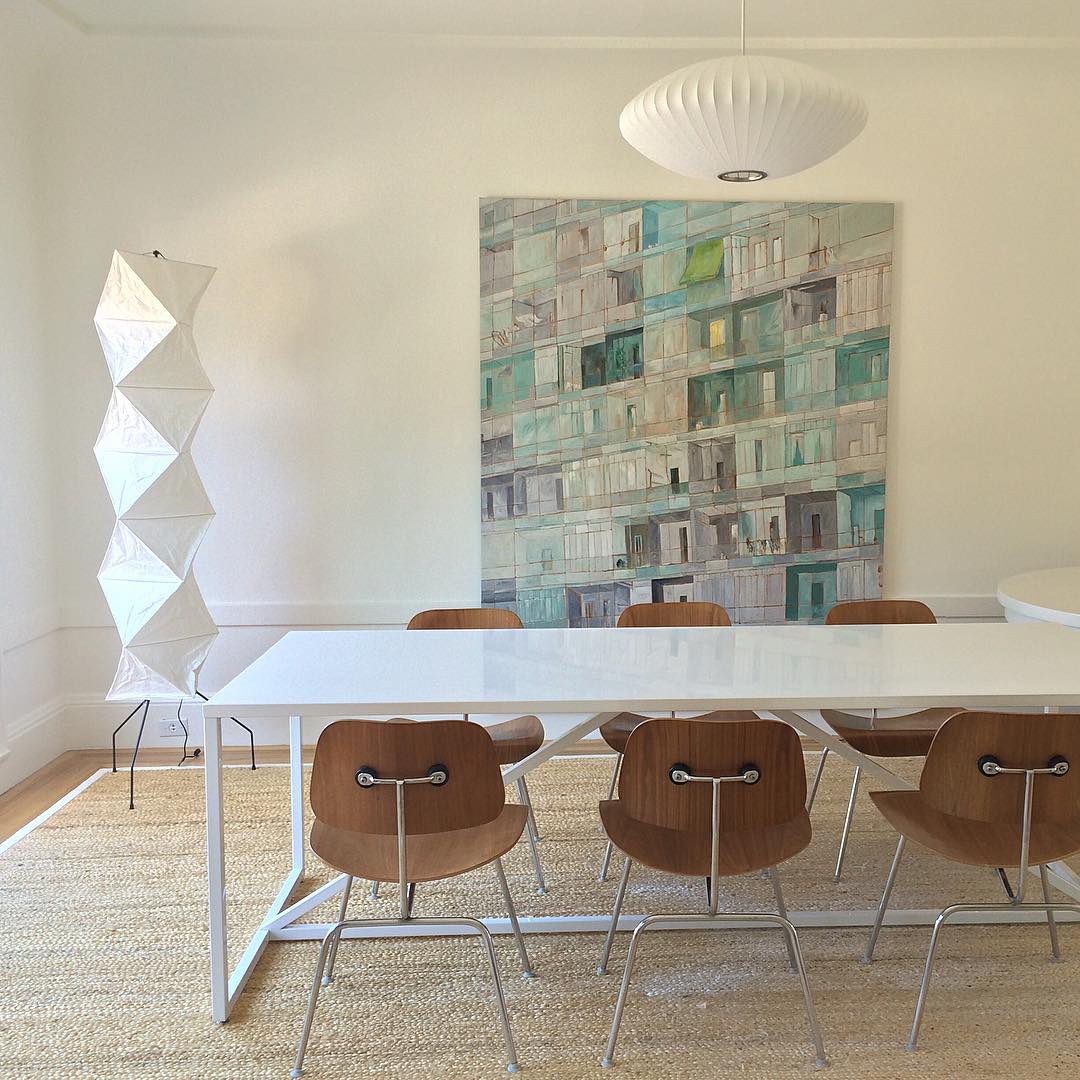 Floor Lamp | Tripod Lighting Fixture with Paper Shade