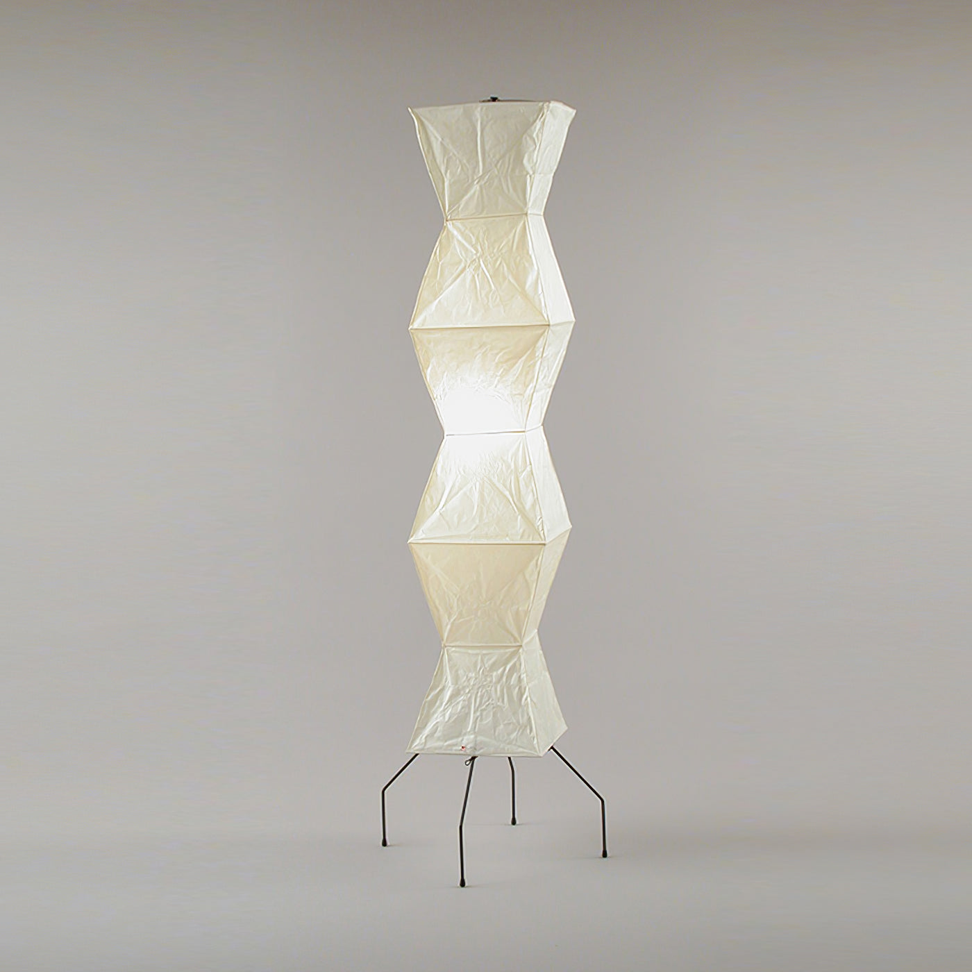 Floor Lamp | Tripod Lighting Fixture with Paper Shade
