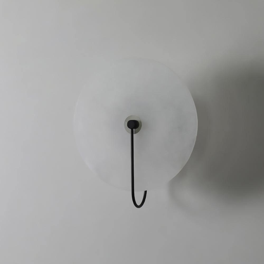 Wall Light Round | LED Alabaster Fixture