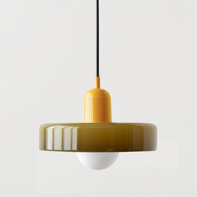 Dining Room Modern Pendant Light | Colorful Bauhaus Glass