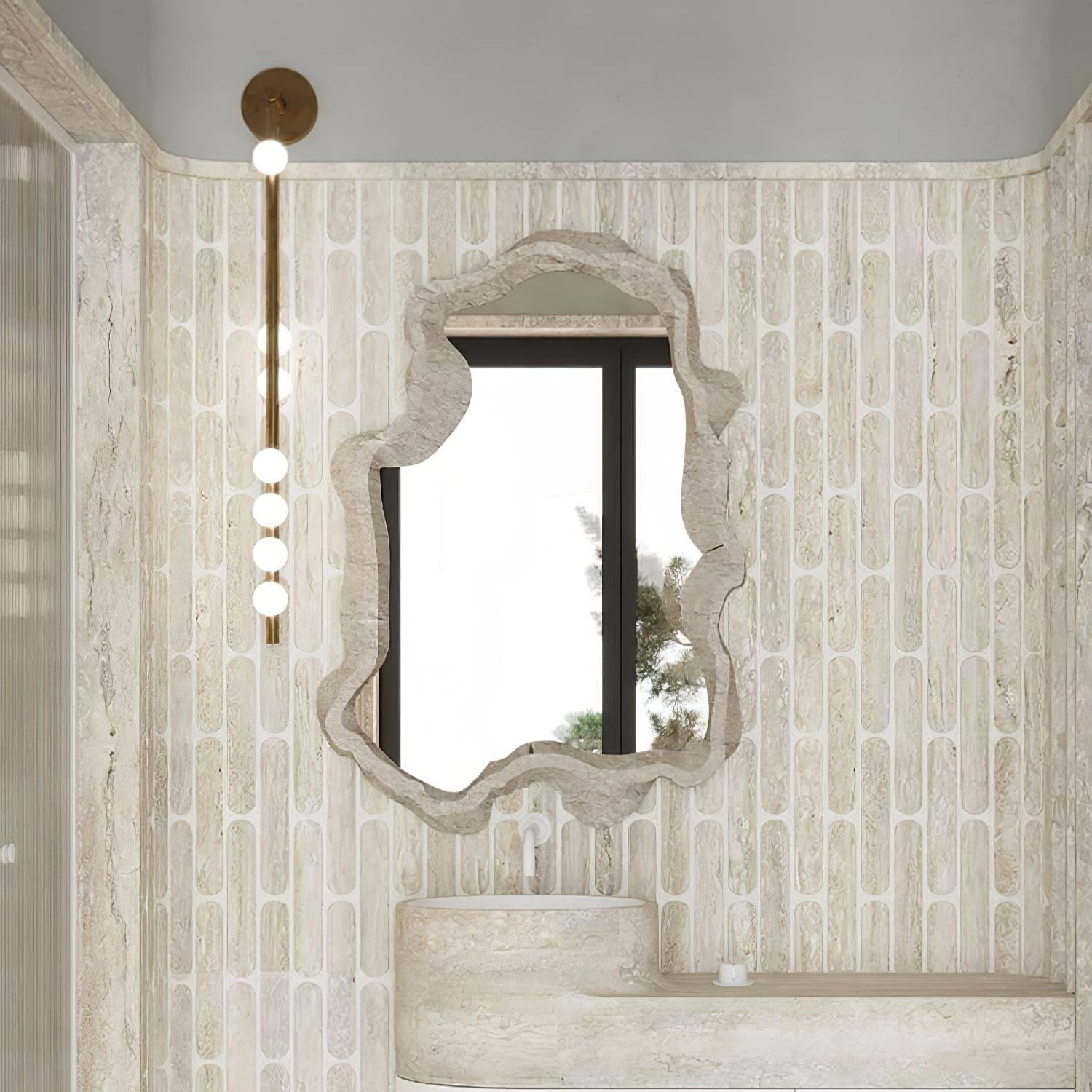 Wall Light Base | Multi-Head Vertical Design