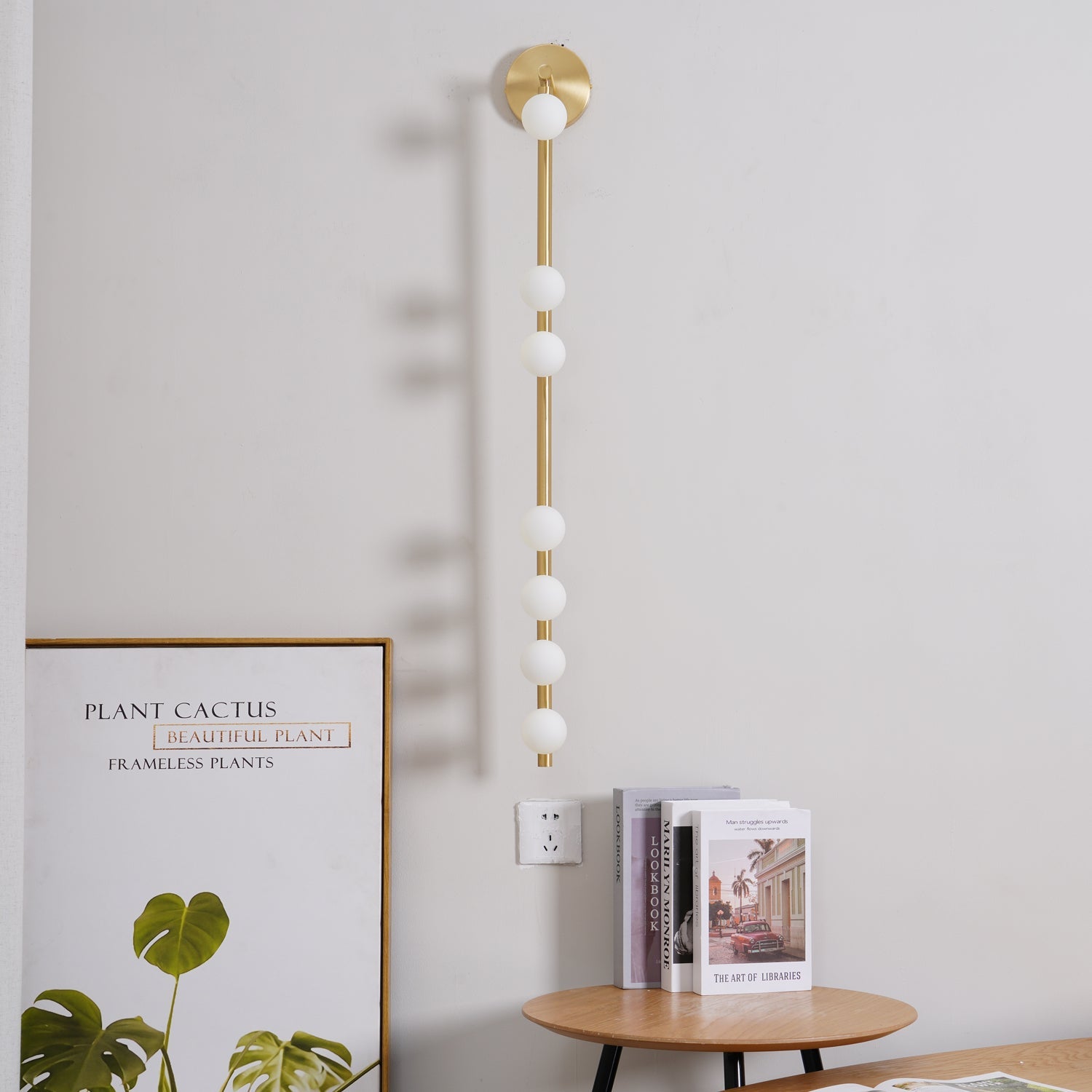 Wall Light Base | Multi-Head Vertical Design