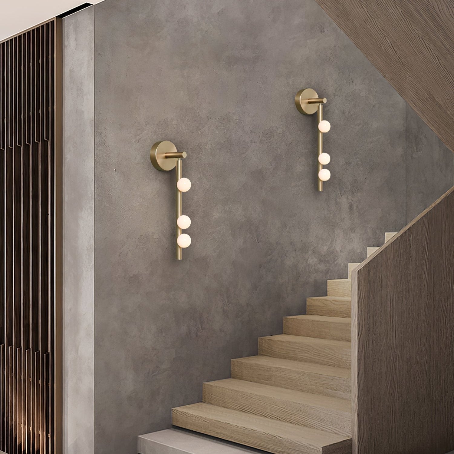 Wall Light Base | Multi-Head Vertical Design