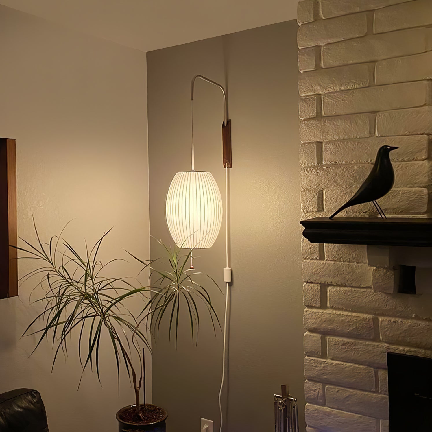 Bedroom Wall Light | Swivel Globe Design
