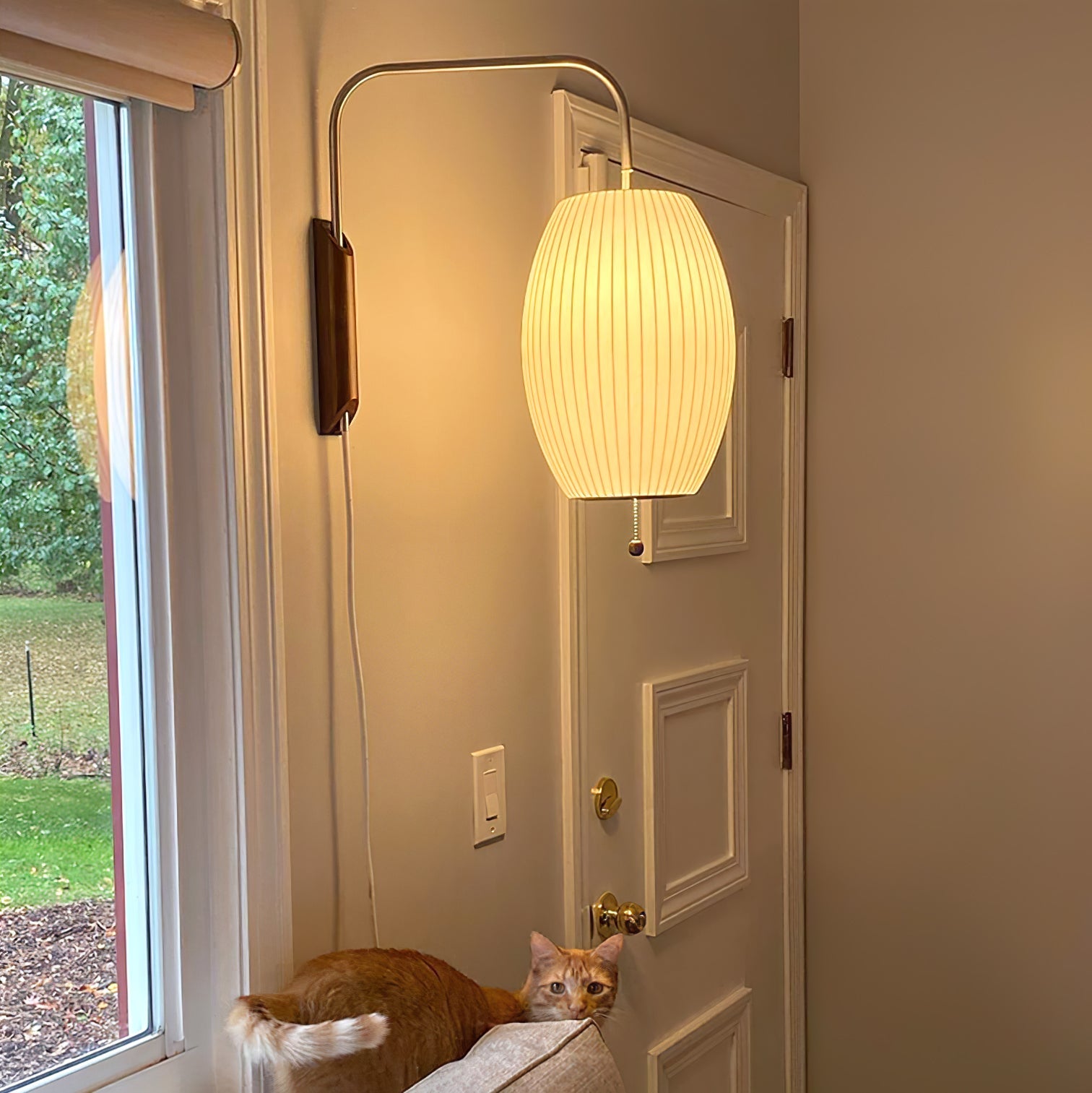 Bedroom Wall Light | Swivel Globe Design