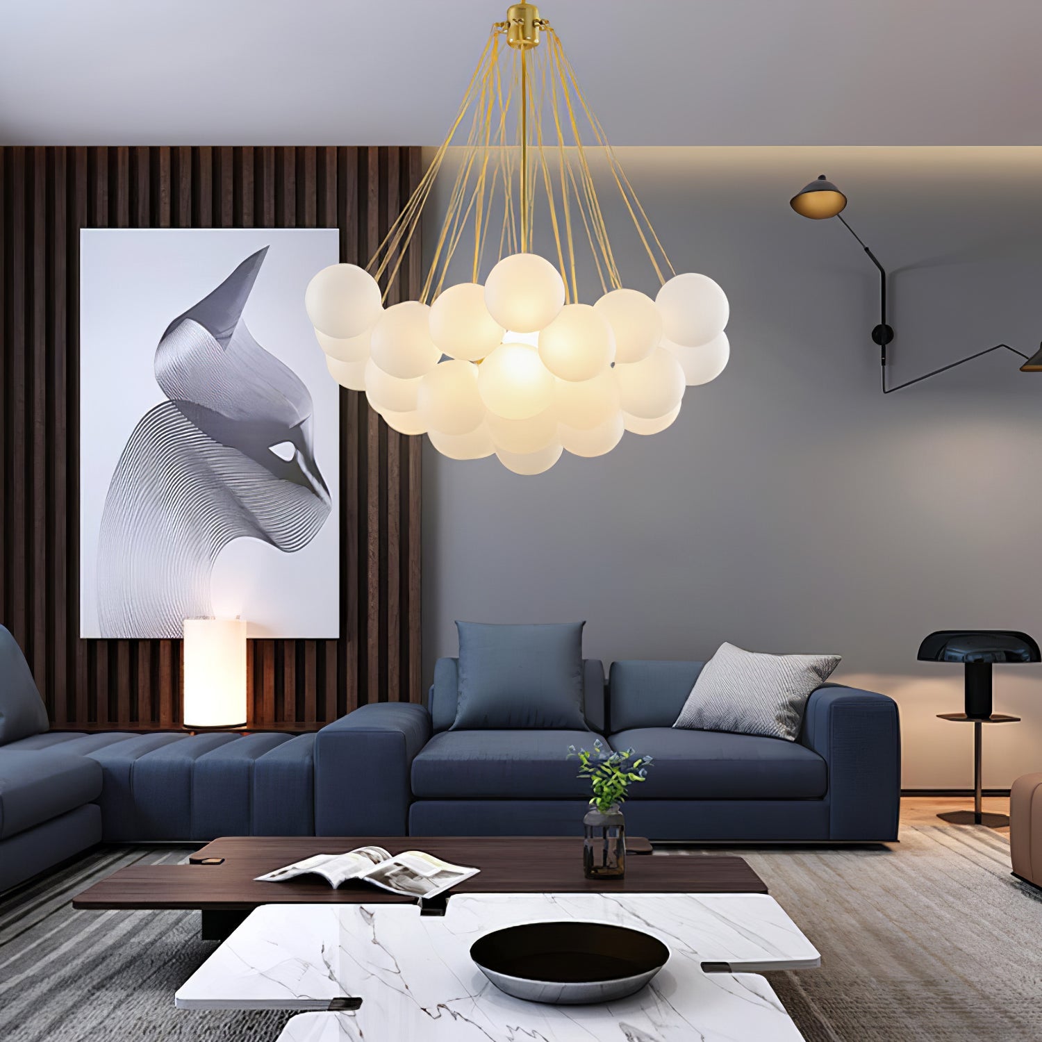 Chandelier Light | Bubble Cluster Ceiling Lamp