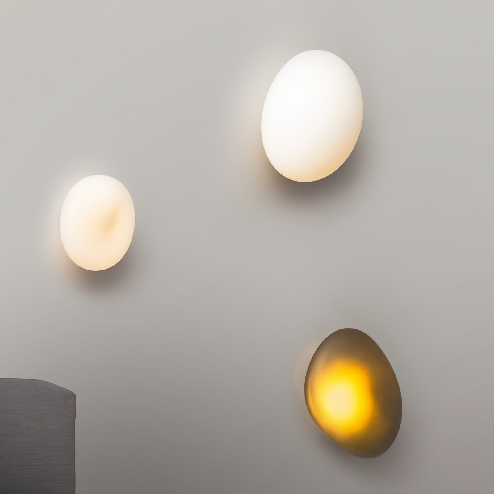 Wall Light Oval | LED Glass Fixture