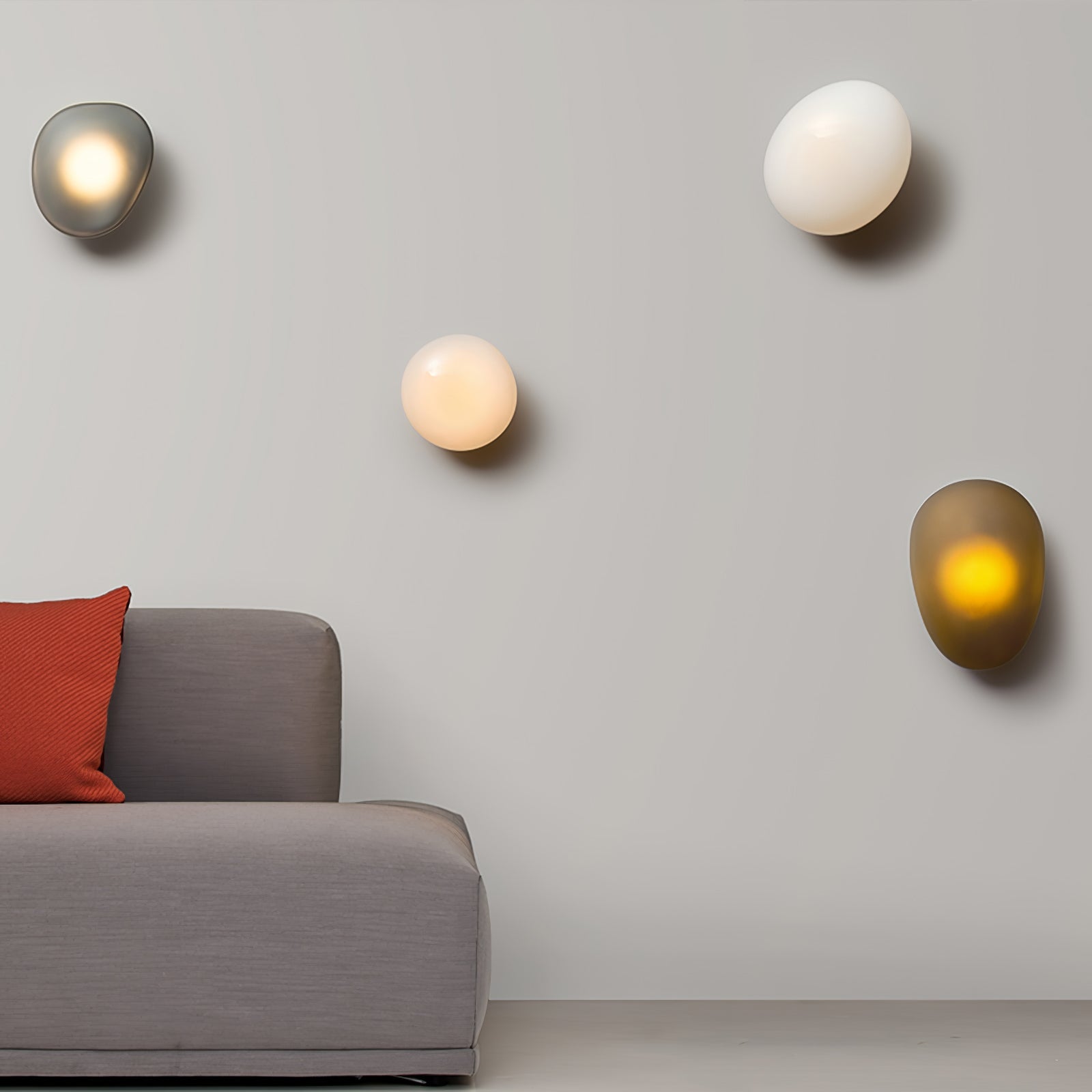 Wall Light Oval | LED Glass Fixture
