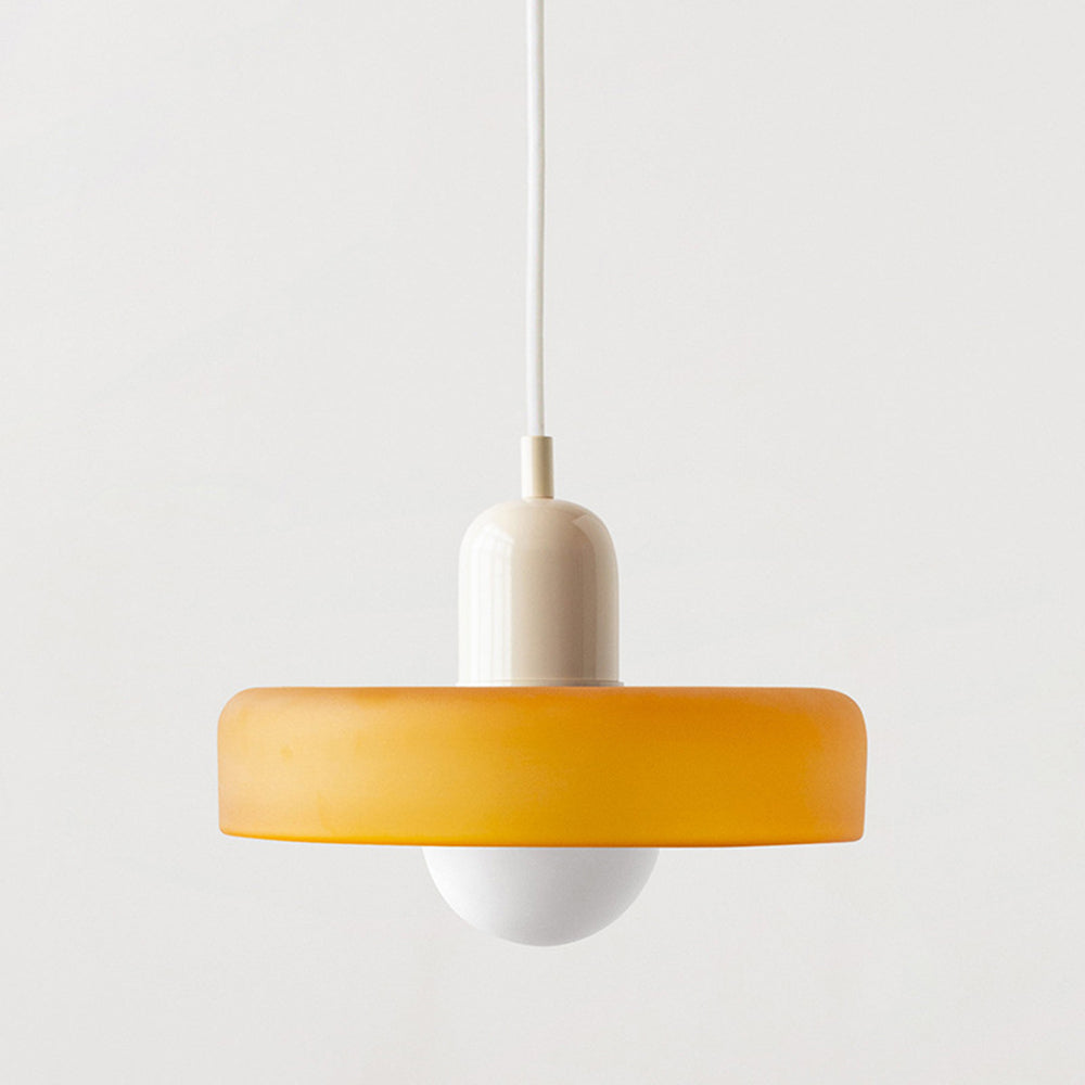 Dining Room Modern Pendant Light | Colorful Bauhaus Glass
