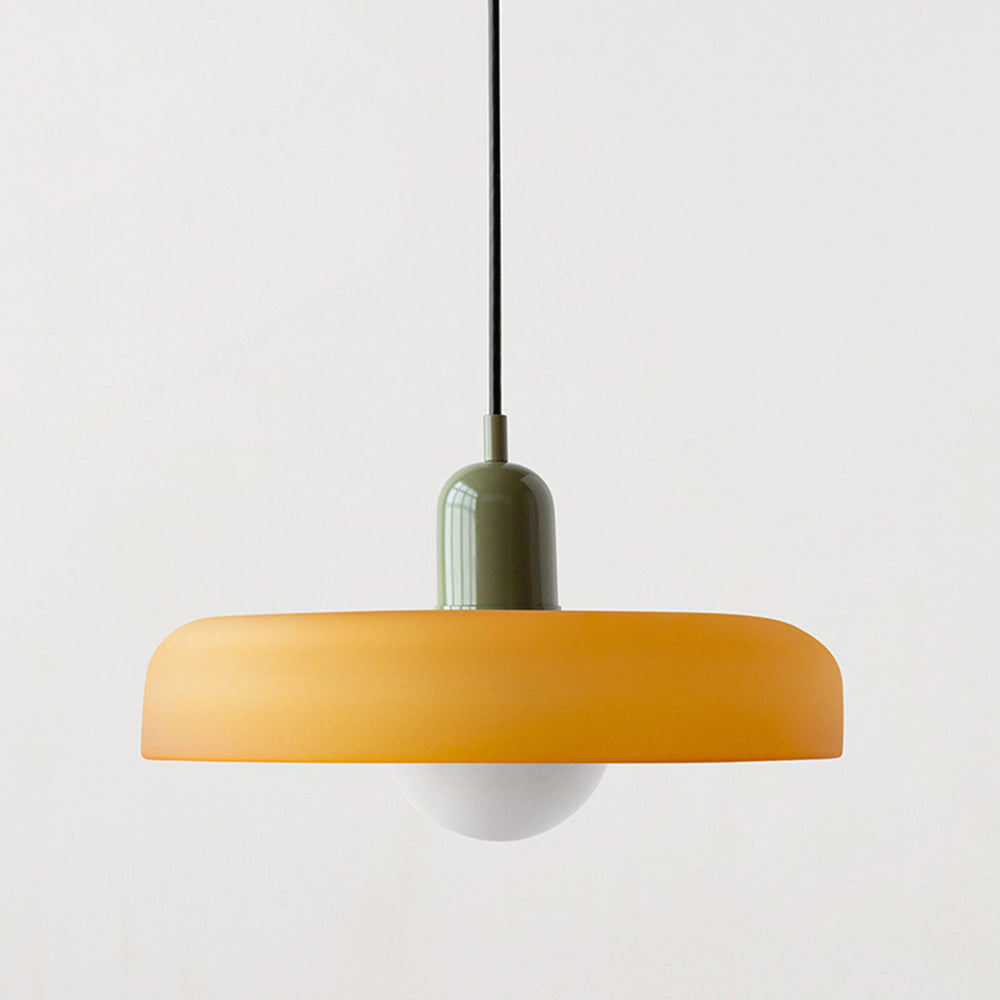 Dining Room Modern Pendant Light | Colorful Bauhaus Glass