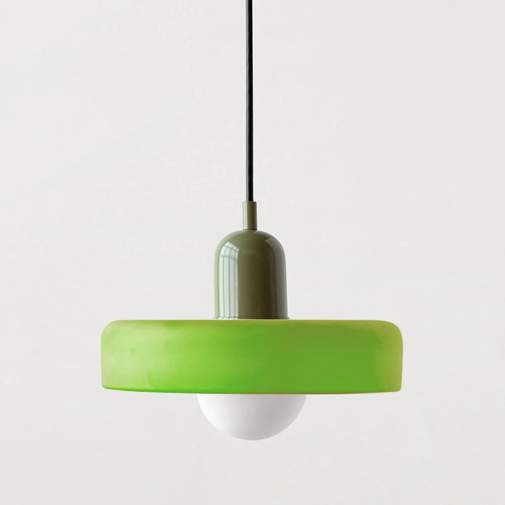 Dining Room Modern Pendant Light | Colorful Bauhaus Glass