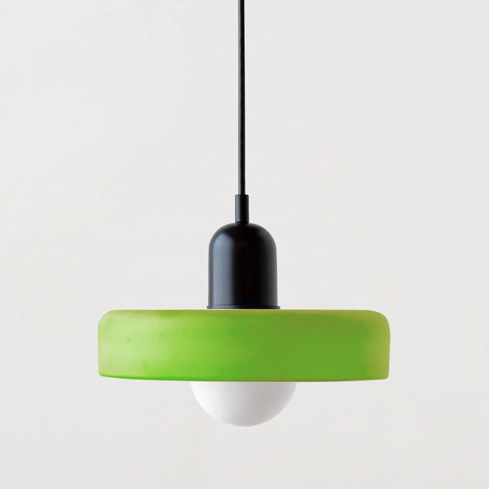 Dining Room Modern Pendant Light | Colorful Bauhaus Glass