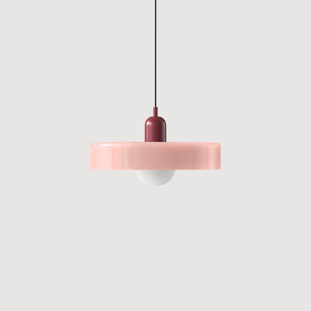 Dining Room Modern Pendant Light | Colorful Bauhaus Glass