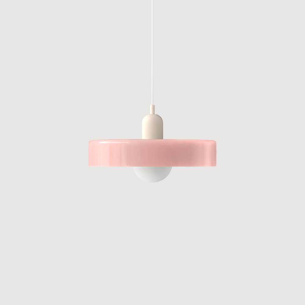 Dining Room Modern Pendant Light | Colorful Bauhaus Glass