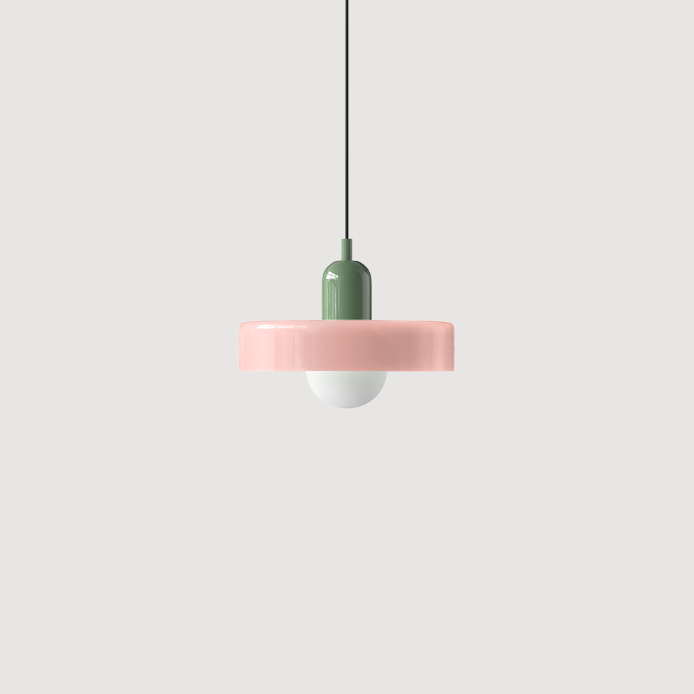 Dining Room Modern Pendant Light | Colorful Bauhaus Glass