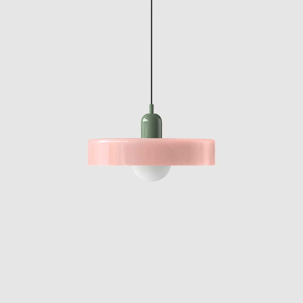 Dining Room Modern Pendant Light | Colorful Bauhaus Glass
