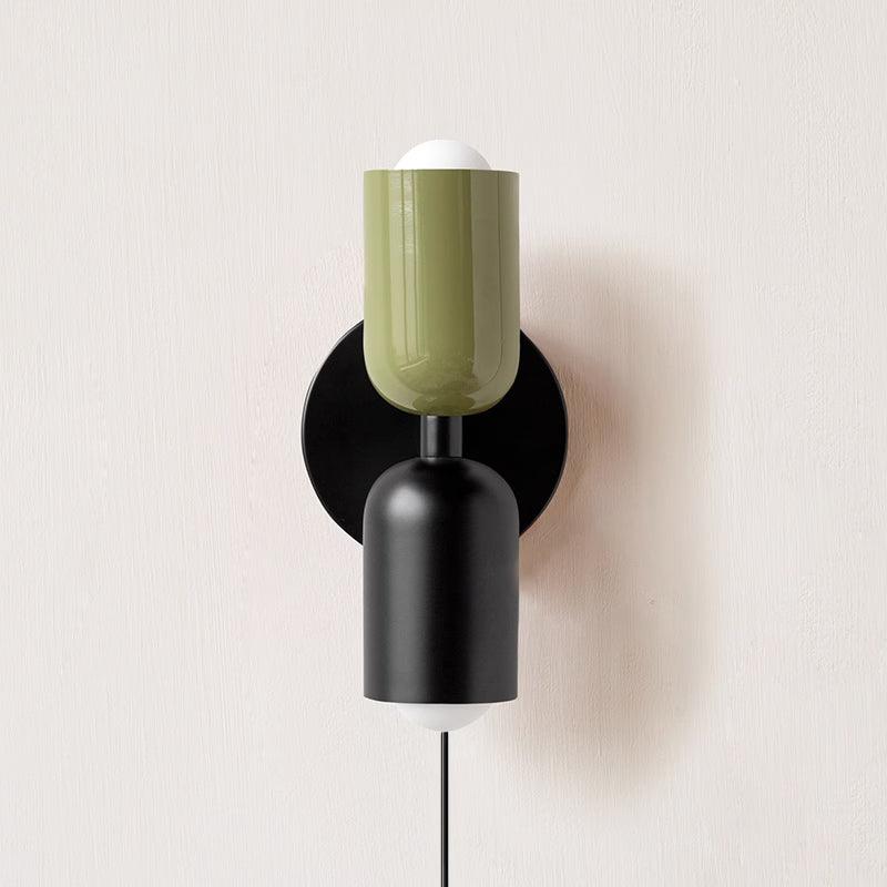 Wall Light Modern | Dual Cylinder Fixture