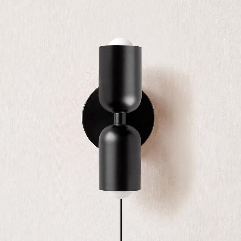 Wall Light Modern | Dual Cylinder Fixture