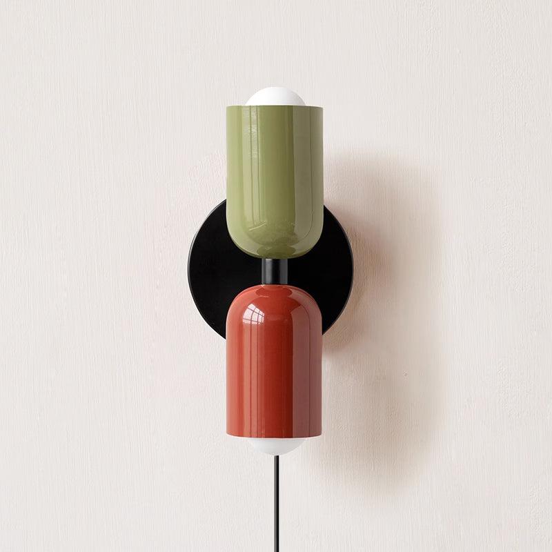 Wall Light Modern | Dual Cylinder Fixture