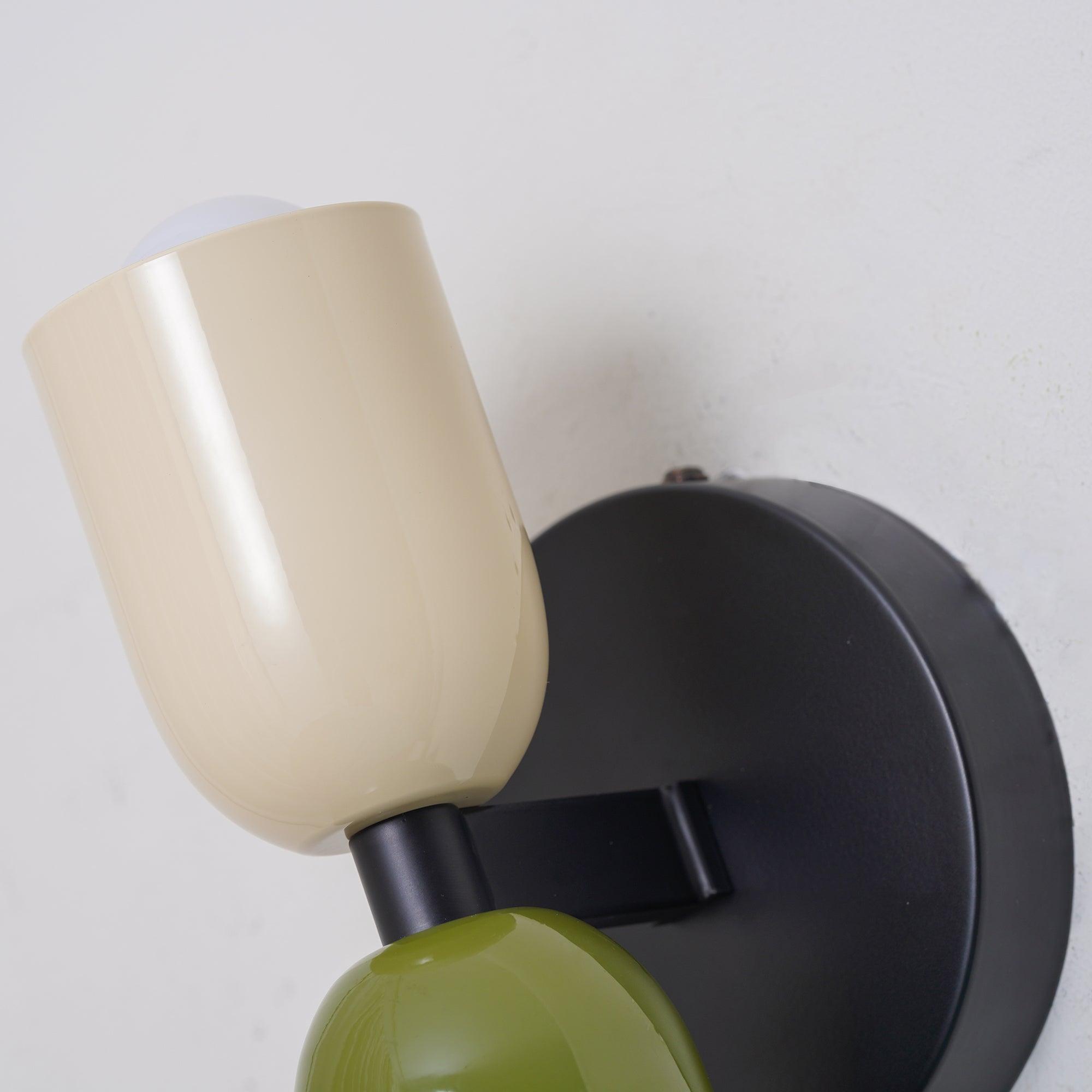 Wall Light Modern | Dual Cylinder Fixture