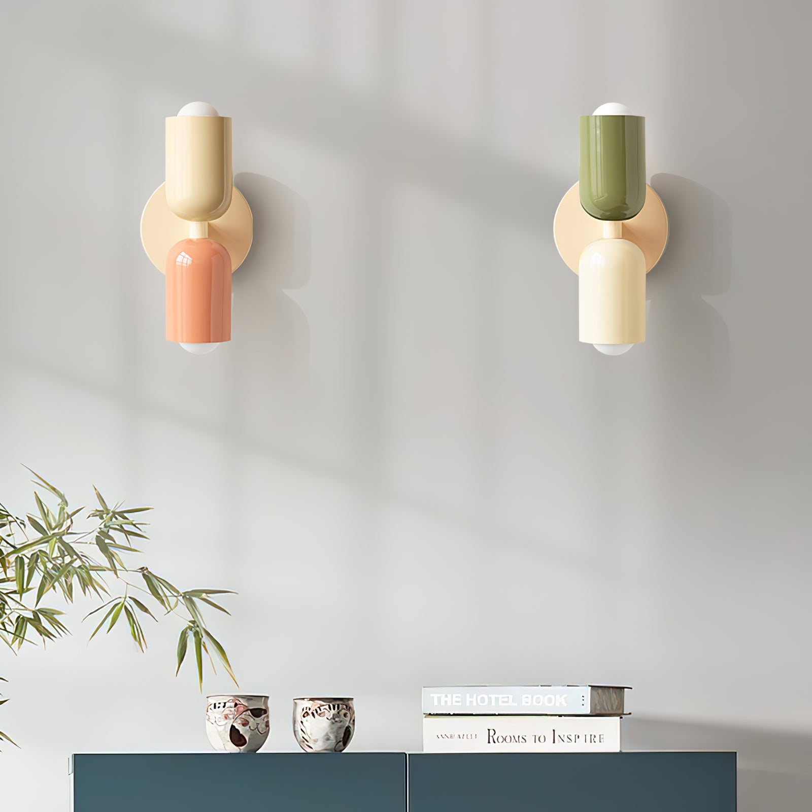 Wall Light Modern | Dual Cylinder Fixture