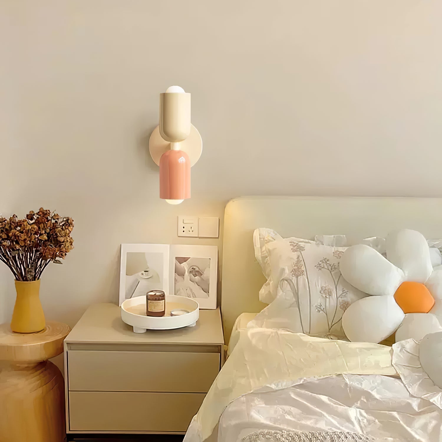 Wall Light Modern | Dual Cylinder Fixture