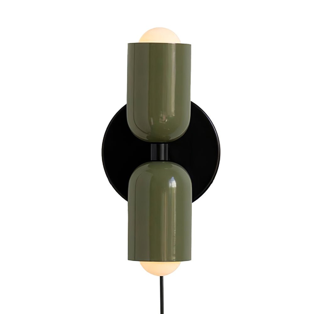 Wall Light Modern | Dual Cylinder Fixture
