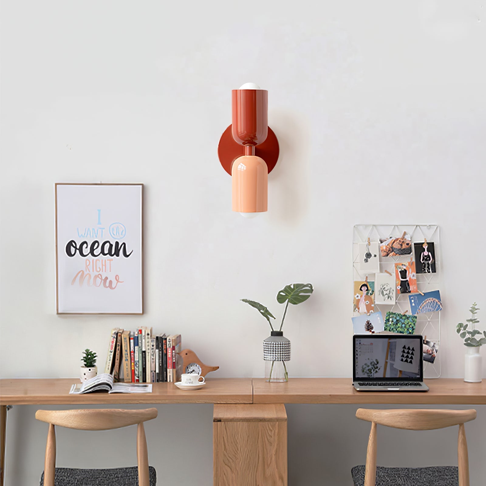 Wall Light Modern | Dual Cylinder Fixture