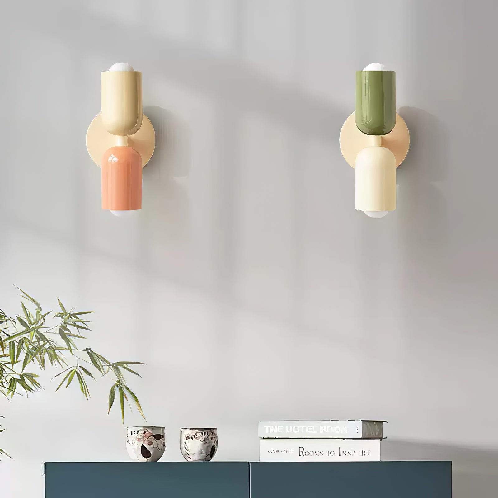 Wall Light Modern | Dual Cylinder Fixture