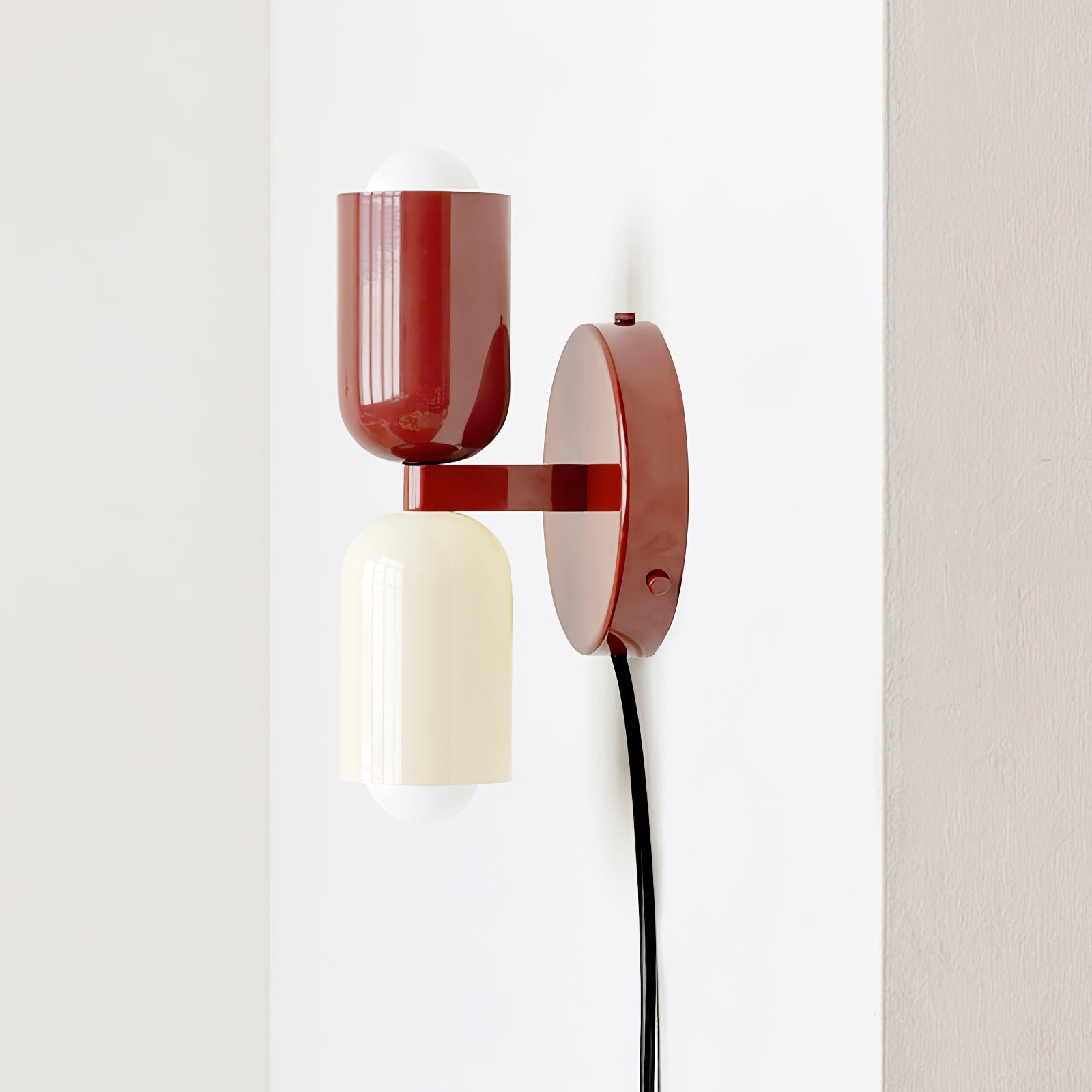 Wall Light Modern | Dual Cylinder Fixture