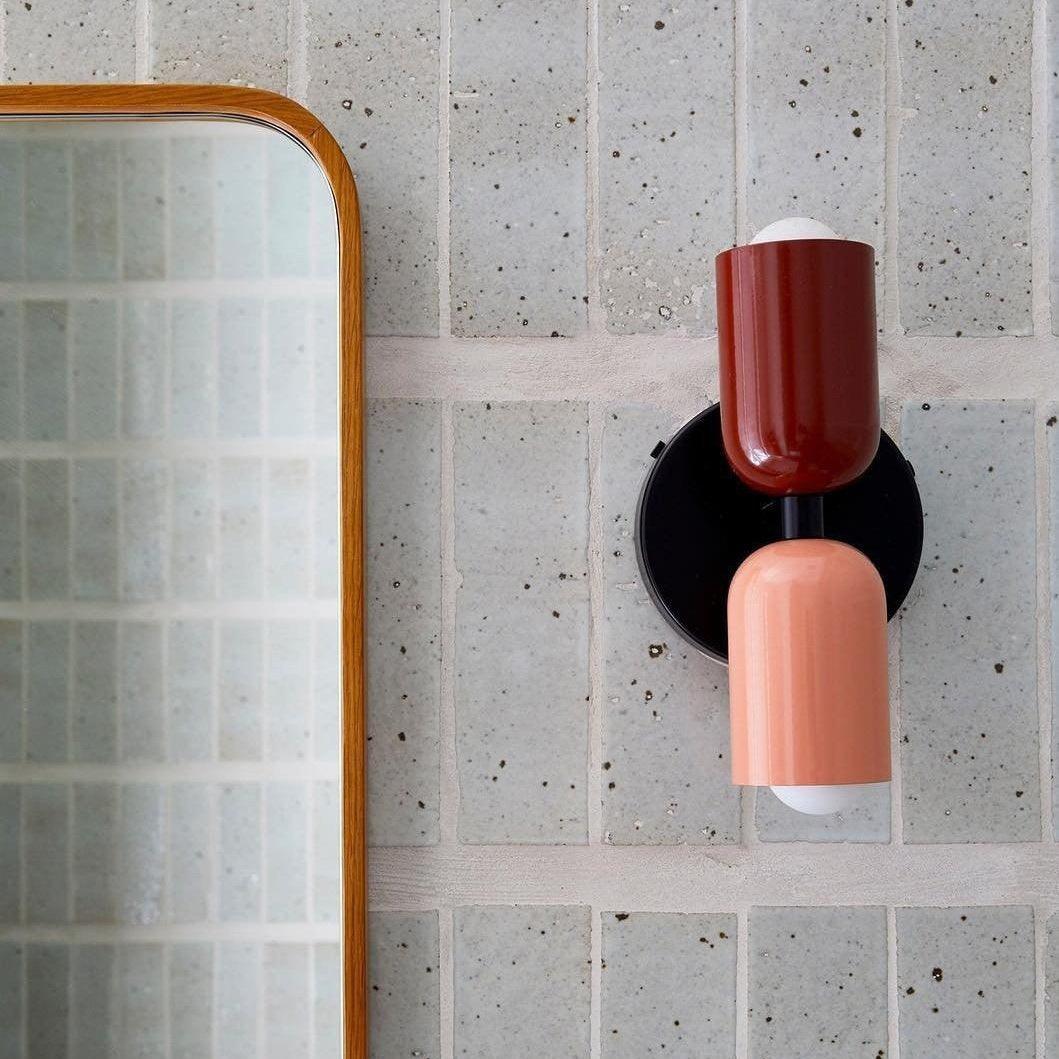 Wall Light Modern | Dual Cylinder Fixture