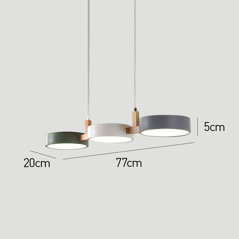 Dining Room Modern Pendant Light | Multi Cylinder Nordic Design