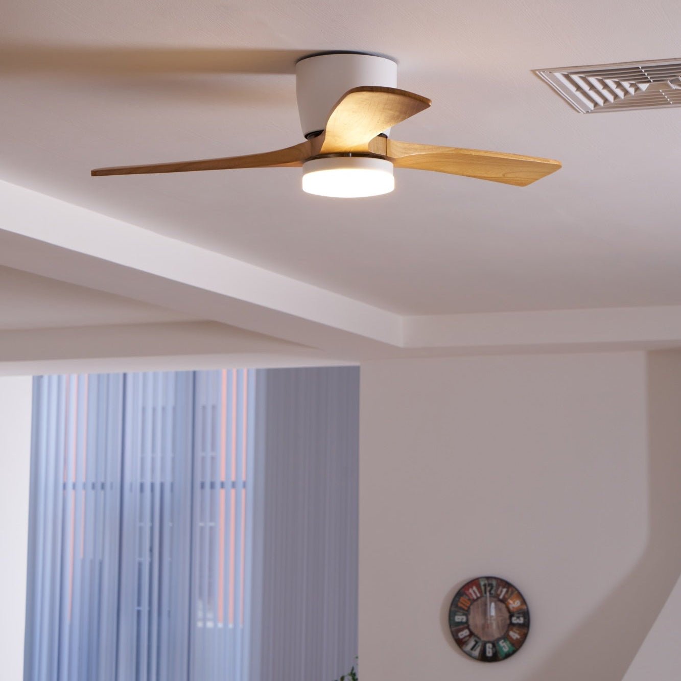 Ceiling Fan with LED Light | Remote Control Fixture