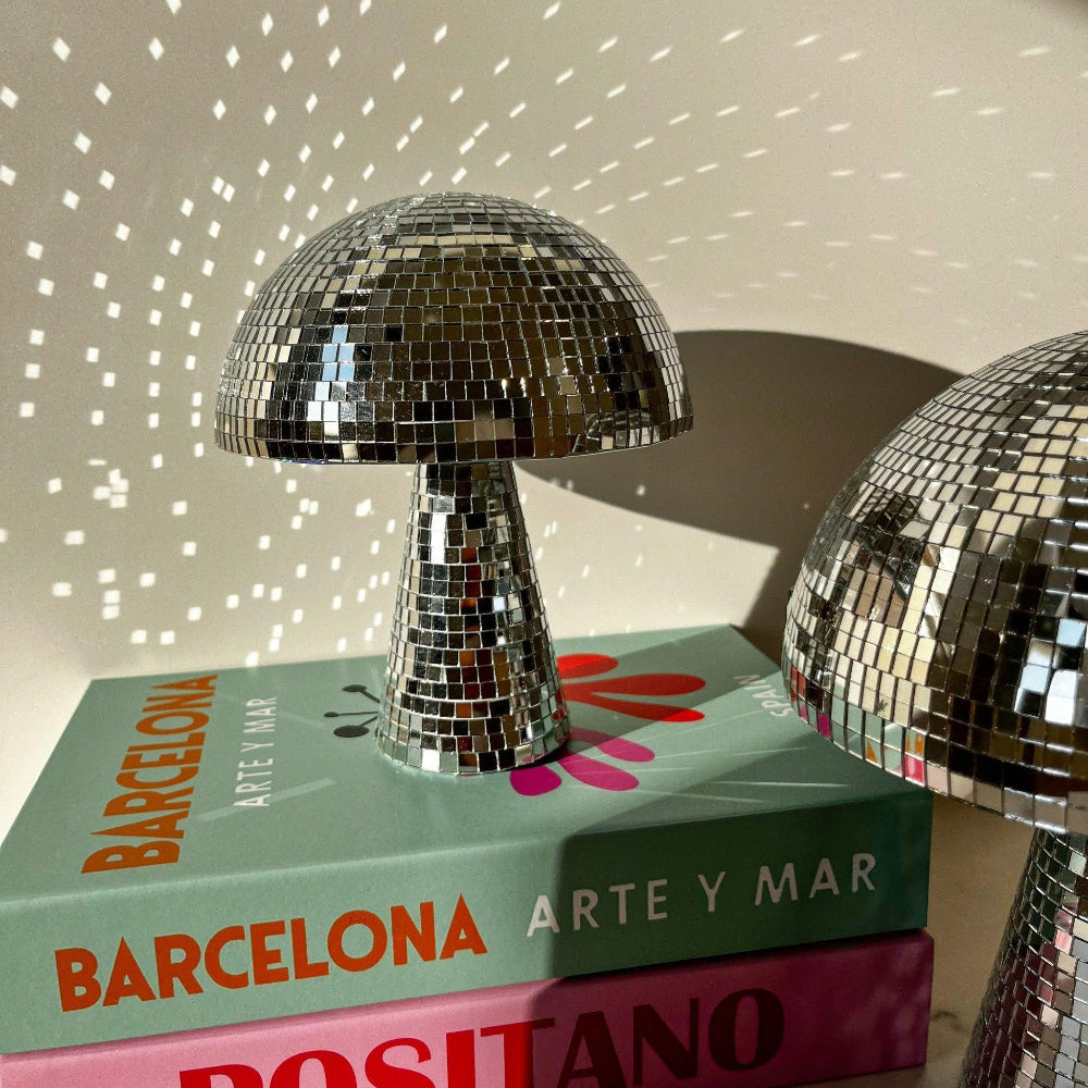 Table Lamp | Mushroom Mirror Ball Décor