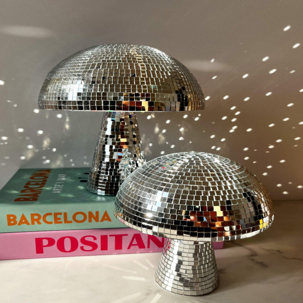 Table Lamp | Mushroom Mirror Ball Décor