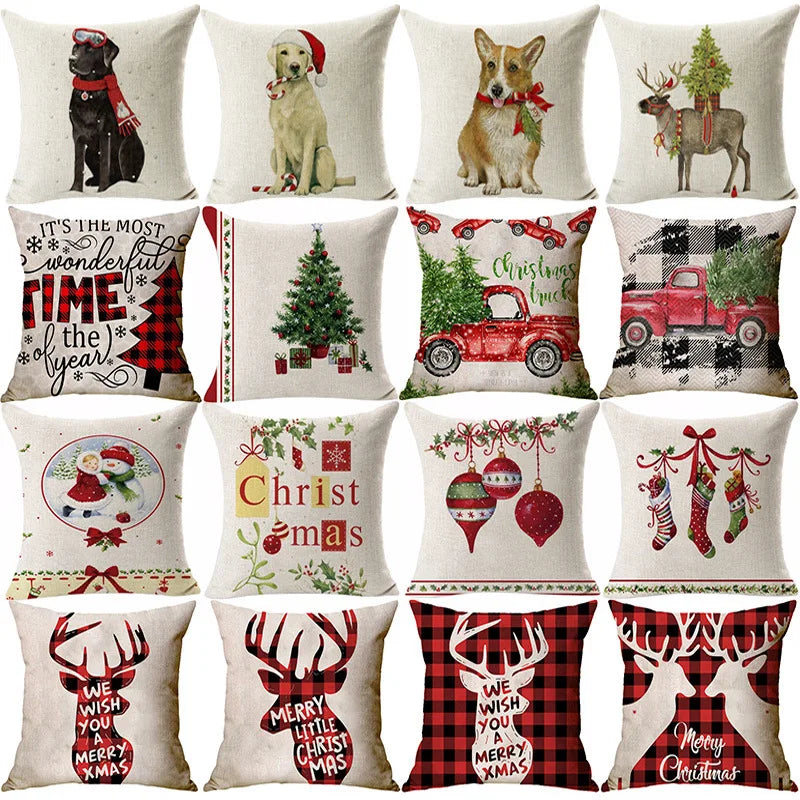 Cushion Christmas Covers | Festive Pattern Design