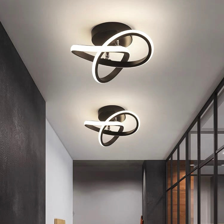 Ceiling Lights | Abstract Swirl LED Fixture