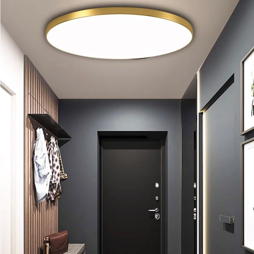Bedroom Minimalist Ceiling Light | Round LED Flush
