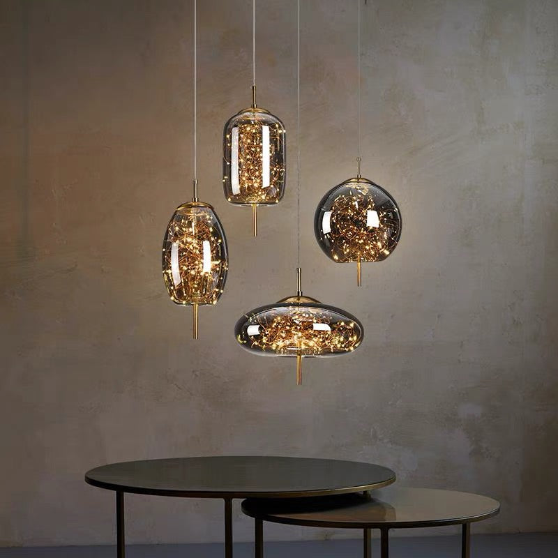Pendant Light | Transparent Cylinder Fixture