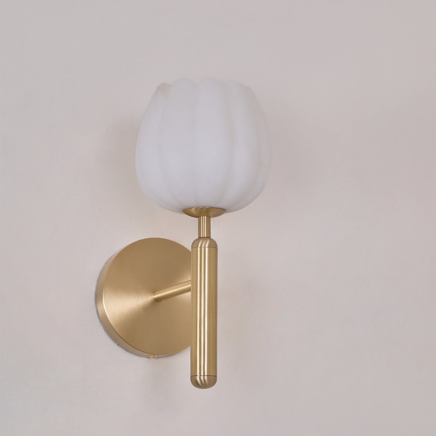 Wall Light Decorative | Brass and Alabaster Fixture