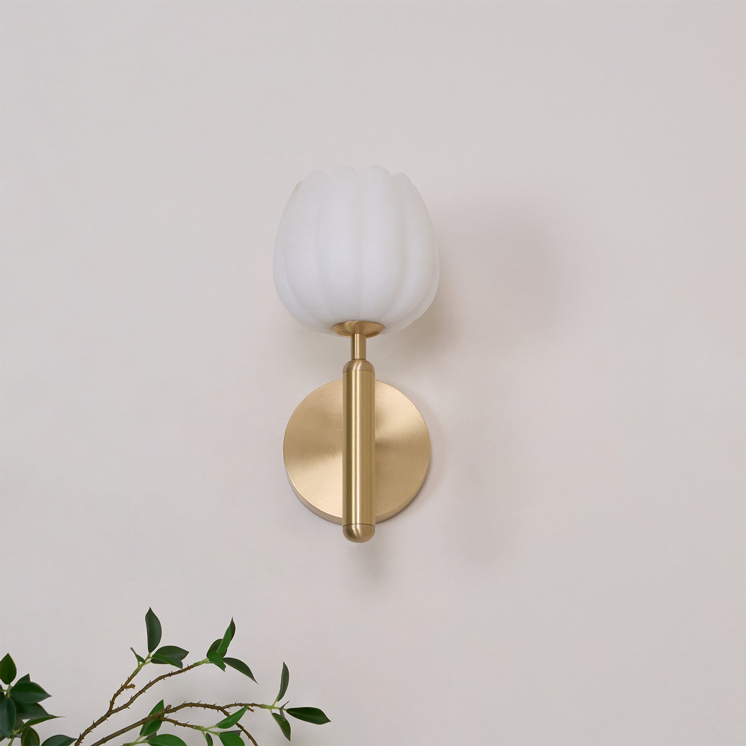 Wall Light Decorative | Brass and Alabaster Fixture