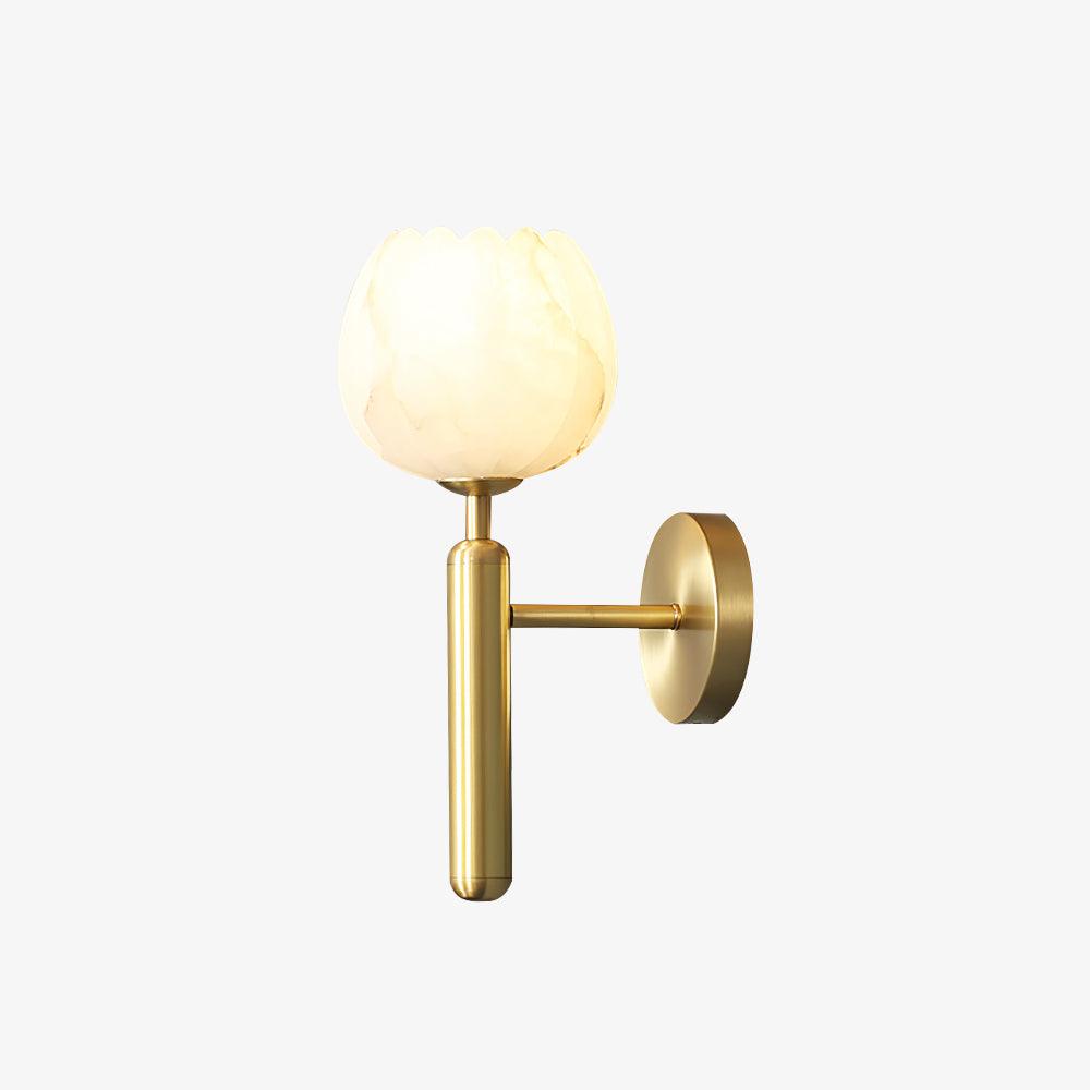 Wall Light Decorative | Brass and Alabaster Fixture