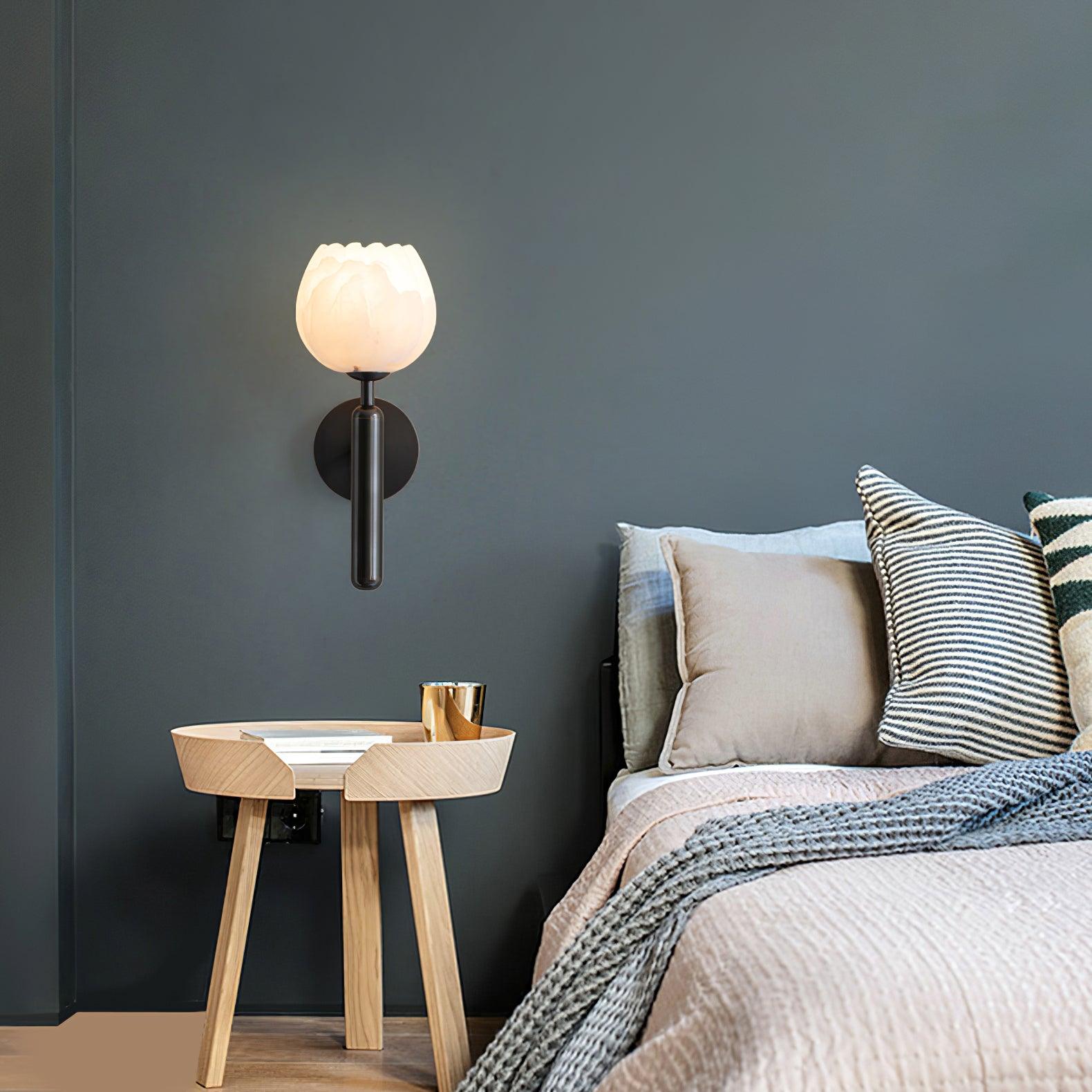 Wall Light Decorative | Brass and Alabaster Fixture