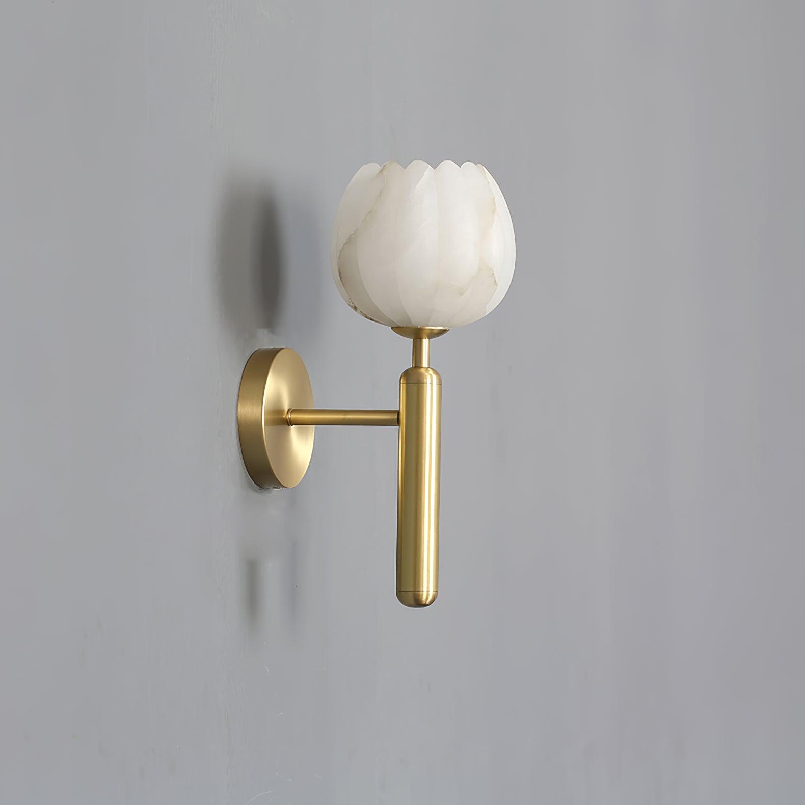 Wall Light Decorative | Brass and Alabaster Fixture