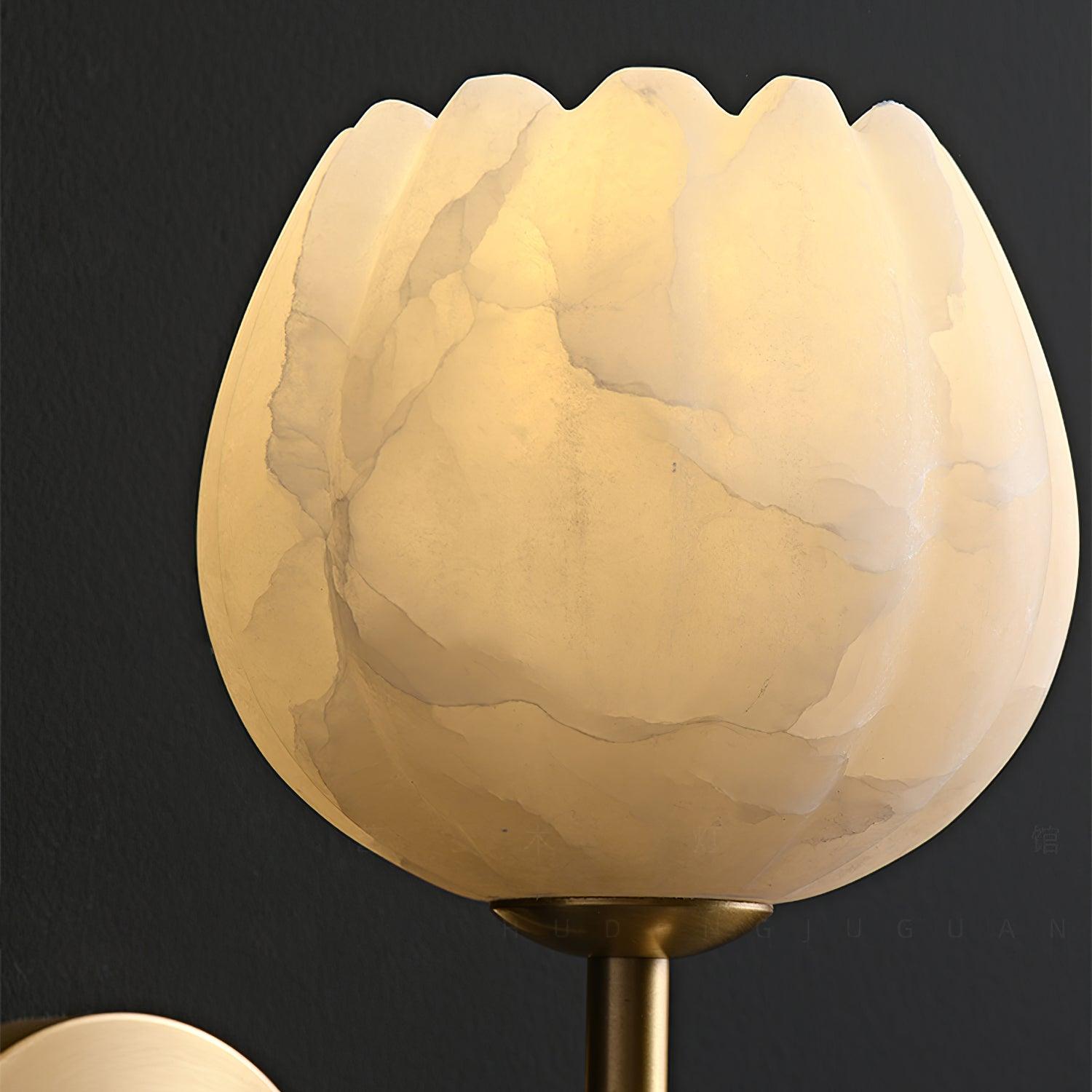 Wall Light Decorative | Brass and Alabaster Fixture