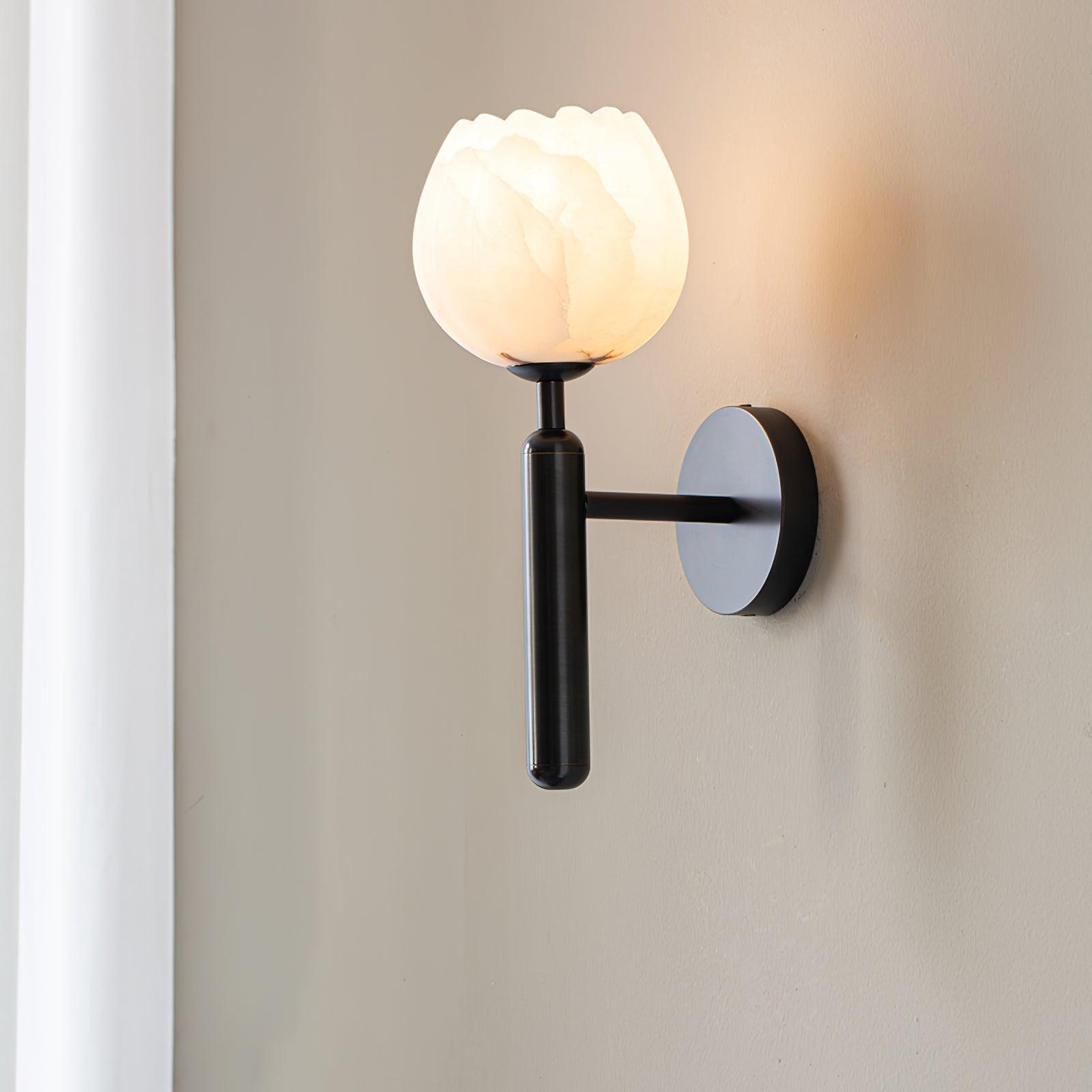 Wall Light Decorative | Brass and Alabaster Fixture