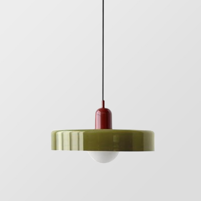 Dining Room Modern Pendant Light | Colorful Bauhaus Glass