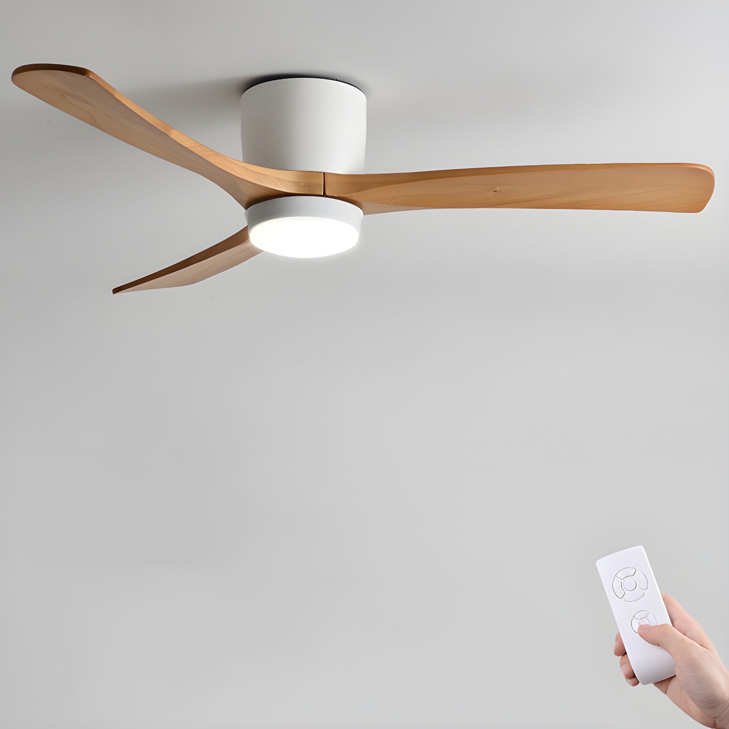 Ceiling Fan with LED Light | Remote Control Fixture
