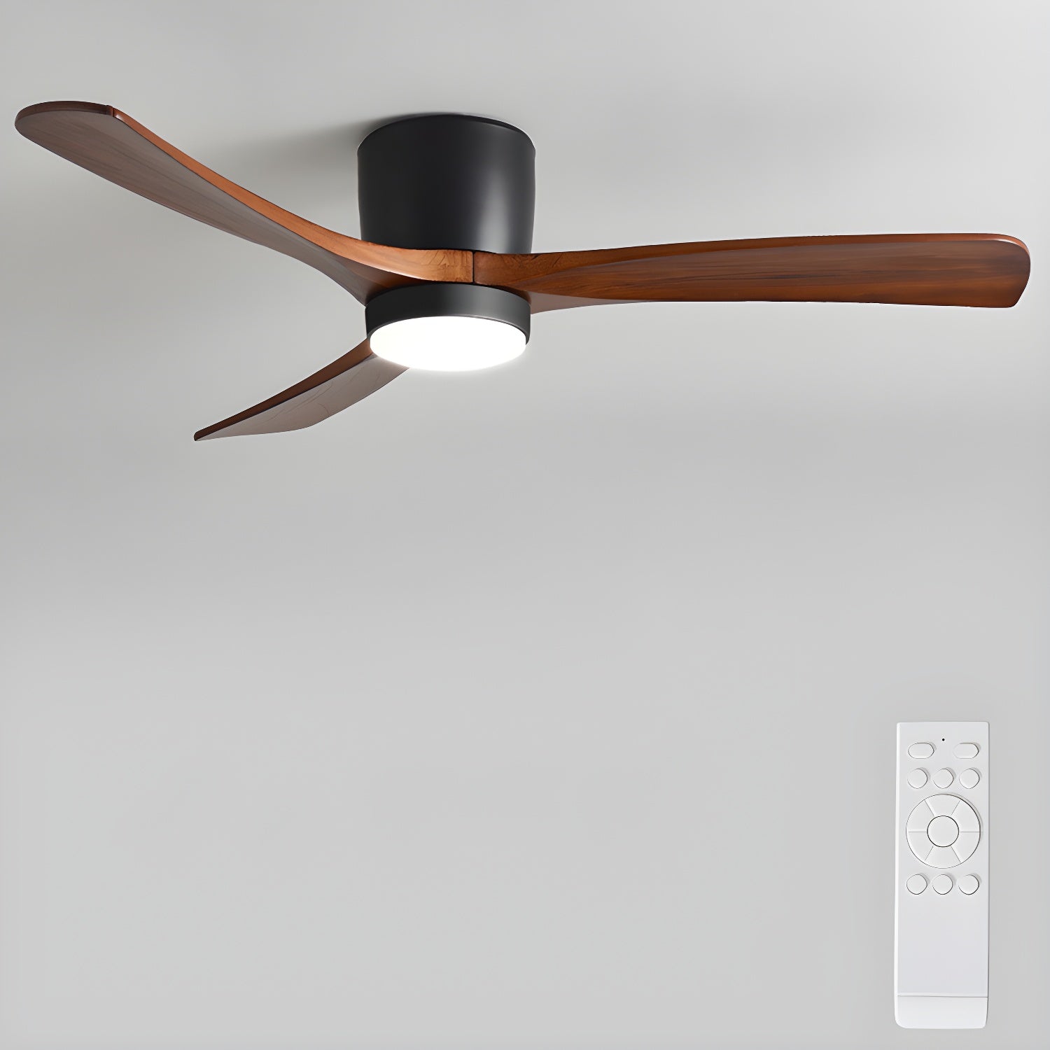 Ceiling Fan with LED Light | Remote Control Fixture